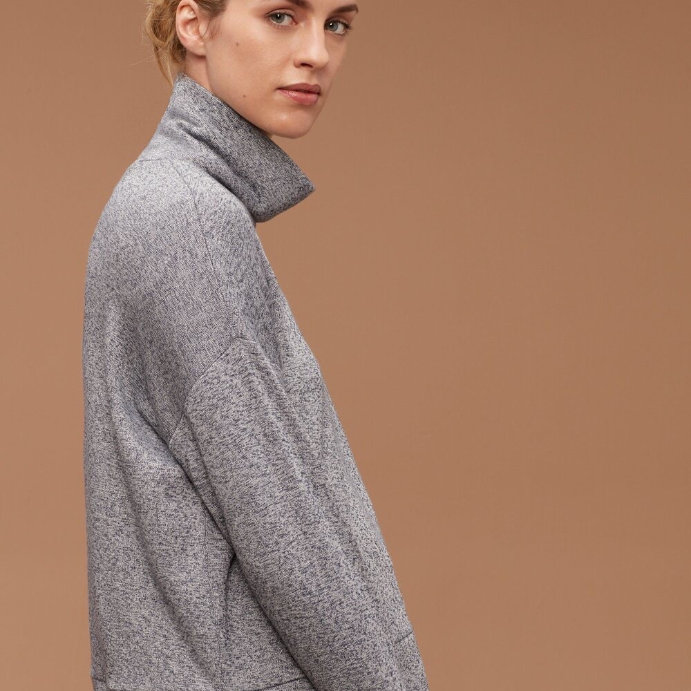 XS Community Heather Blue Sweater